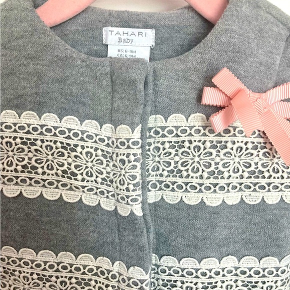 Tahari Baby Girl Sweater, 6-9 months - Picture 3 of 7